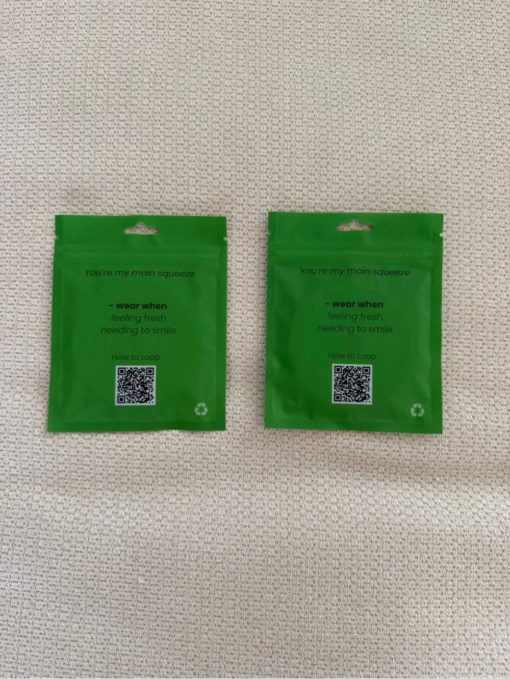 Lime Refill Hair Ties (2 Packs) - Bright Green